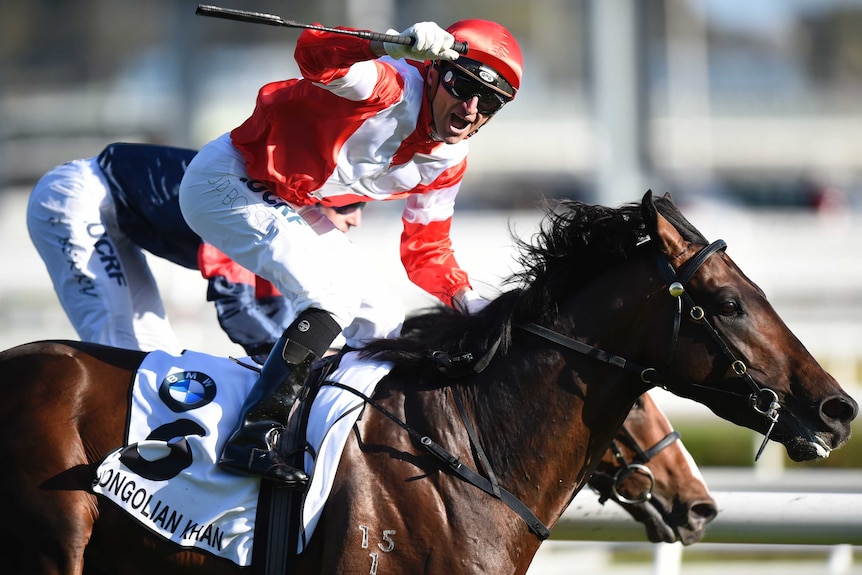 Mongolian Khan wins Caulfield Cup