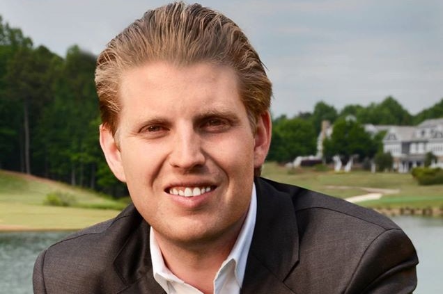 Eric Trump smiling