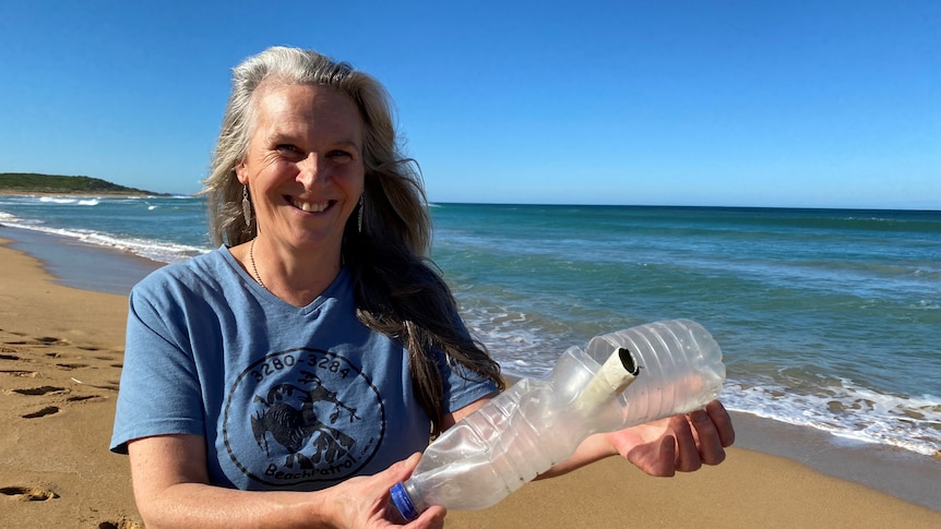 Child’s letter survives 10 years in plastic bottle after being dropped in ocean off Victoria’s south-west coast
