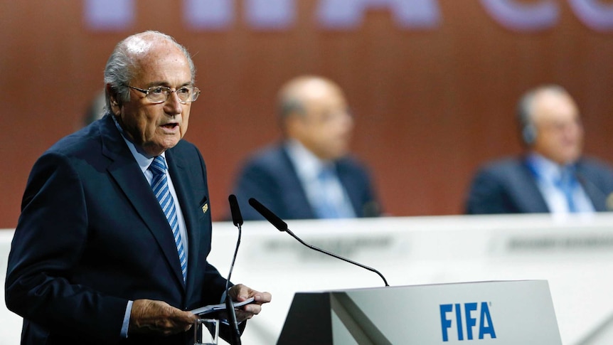 FIFA president Sepp Blatter