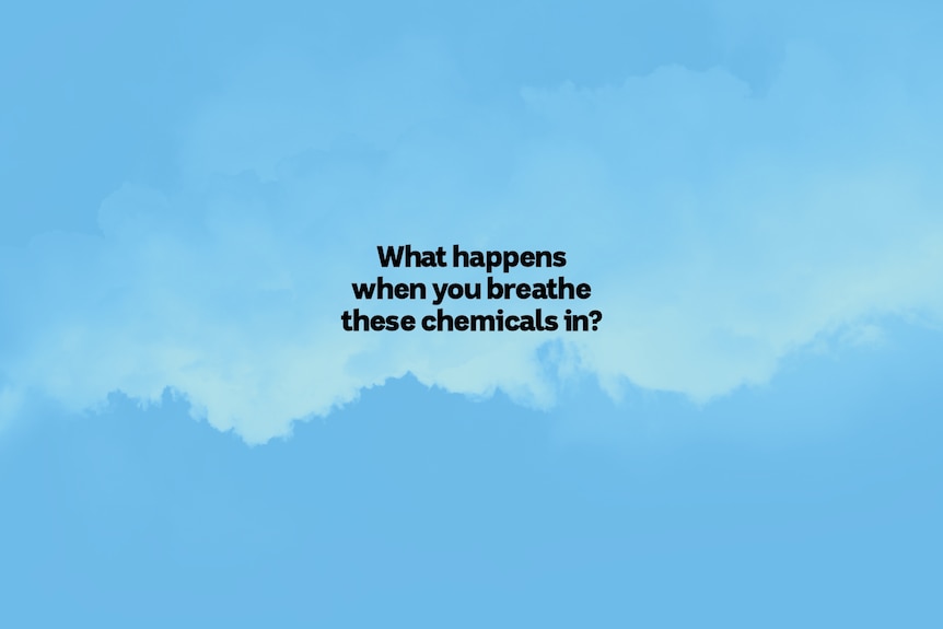 Text reads: What happens when you breathe vape chemicals in?