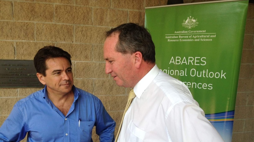 Agriculture Minister Barnaby Joyce