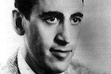 Black and white photo of author JD Salinger