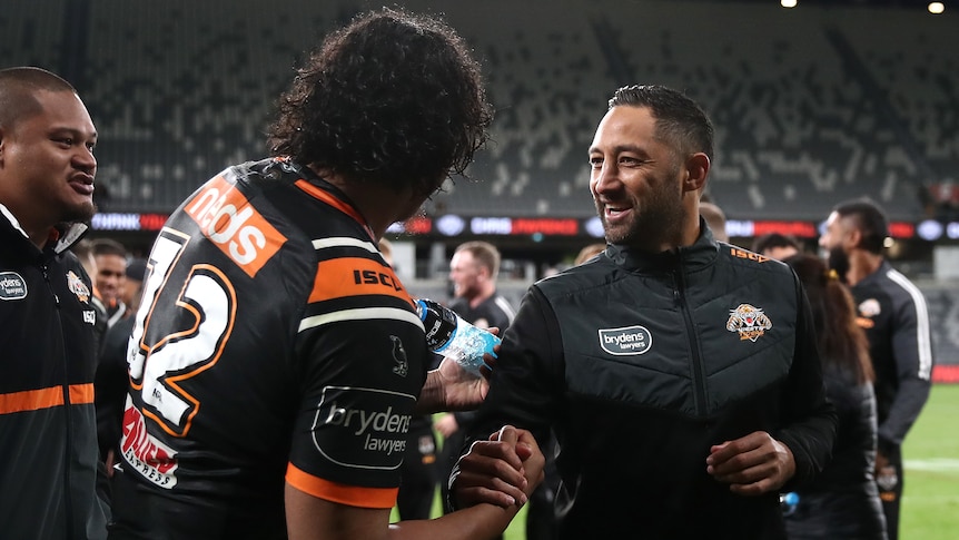 Benji Marshall returns to Wests Tigers as an ambassador in his first NRL  role after retiring - ABC News