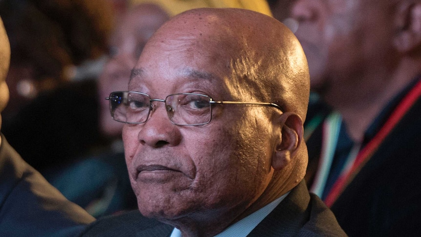 A close up photo of Jacob Zuma