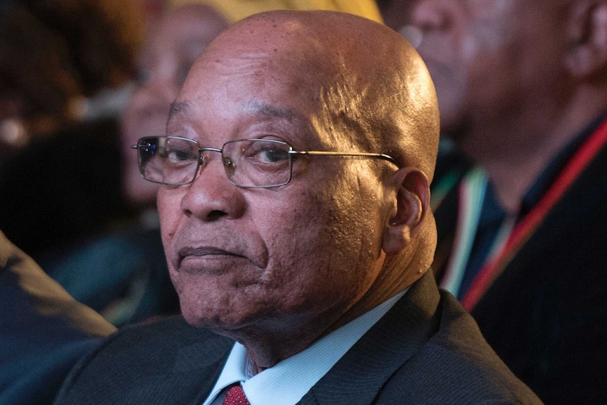 A close up photo of Jacob Zuma