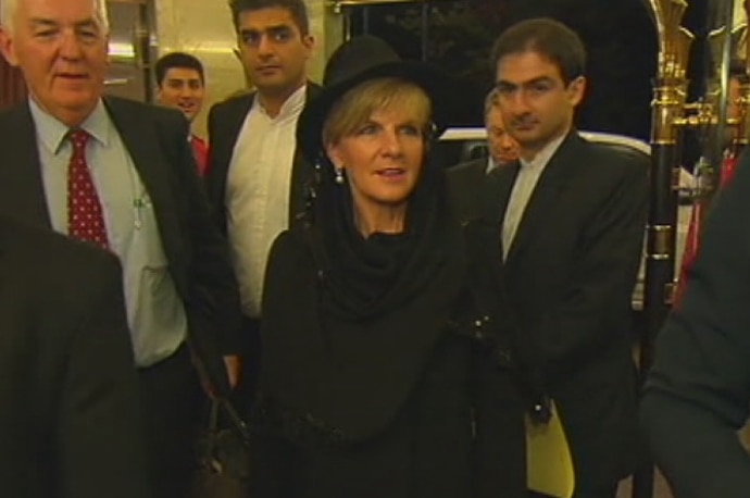 Foreign Minister Julie Bishop visiting Iran in 2015