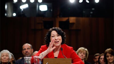 Judge Sonia Sotomayor answers questions from Senate Judiciary Committee member Sen. Herb Kohl (D-WI) during the second day of...
