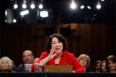 Judge Sonia Sotomayor answers questions from Senate Judiciary Committee member Sen. Herb Kohl (D-WI) during the second day of...