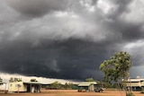 Storm clouds form over Hogdson Downs Station in Borroloola.