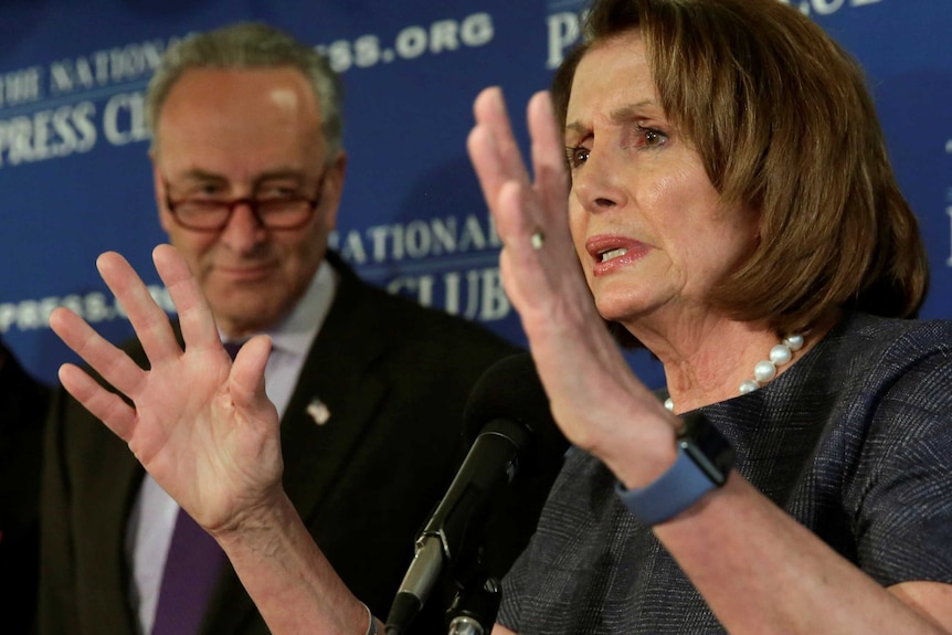 Senate Minority Leader Chuck Schumer and House Minority Leader Nancy Pelosi