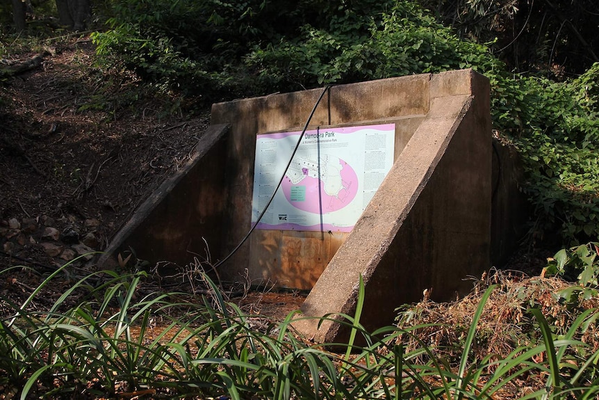 A photo of a closed tunnel in the afternoon sun.