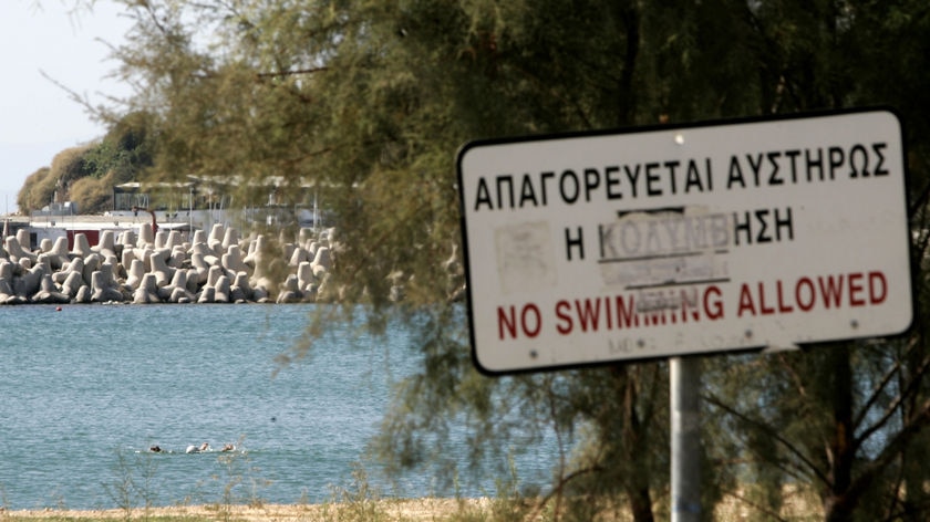 Greek beaches have become unfit for swimming due to pollution from industrial plants and cities' waste water.