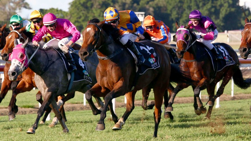 Tommy Berry riding Cosmic Endeavour wins the Tatt's Tiara