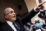 Restore the revolution ... Ahmed Shafiq speaks ahead of the presidential run-off.