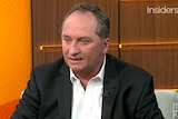 Agriculture minister Barnaby Joyce speaks on Insiders