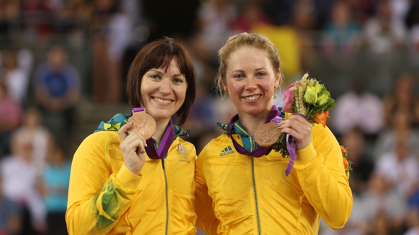 Pleasing debut ... Anna Meares was stoked for Kaarle McCulloch to medal in her Olympic debut.