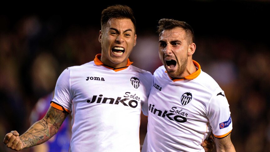 Valencia celebrates Europa win