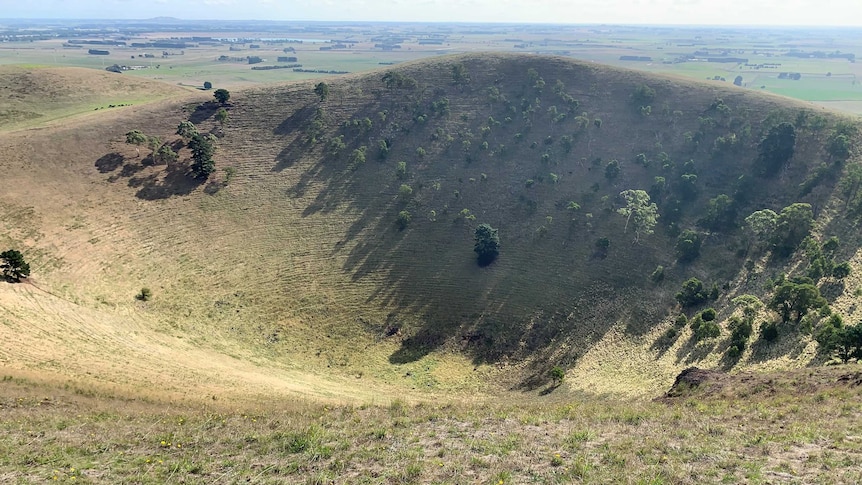 Mount Noorat in south-west Victoria.