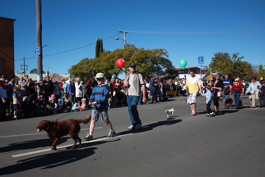 Winner of the Red Dog street parade.