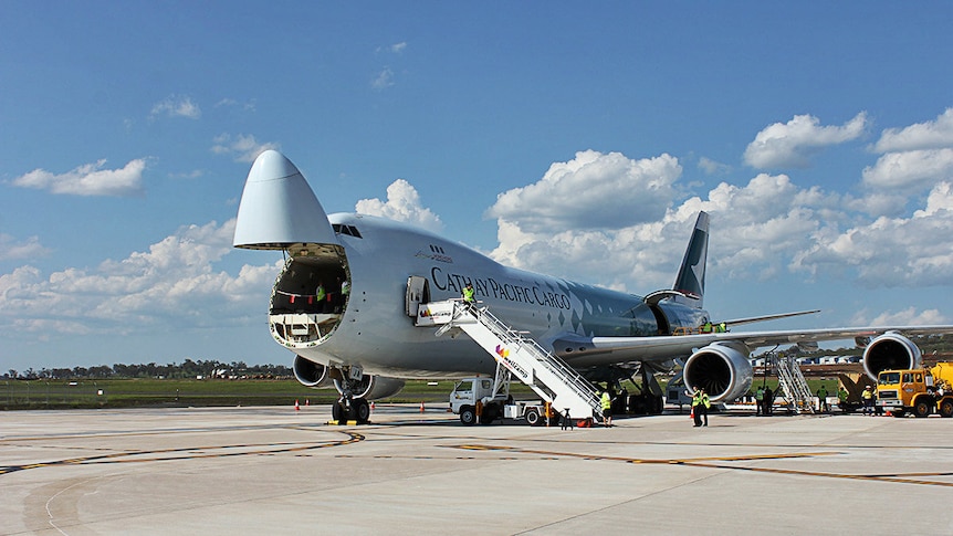 Cargo planes will soon be freighting fresh milk to Asia from the Toowoomba Wellcamp Airport.