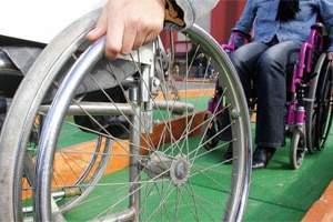 File photo: Two people in wheelchairs. (AFP: Denis Charlet)