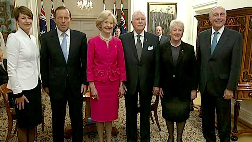 Tony Abbott sworn in as Prime Minister
