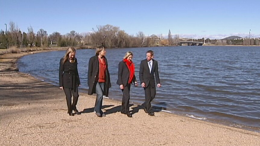 ACT Greens in front of Lake Burley Griffin