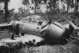 Hajime Toyoshima's downed Japanese aircraft