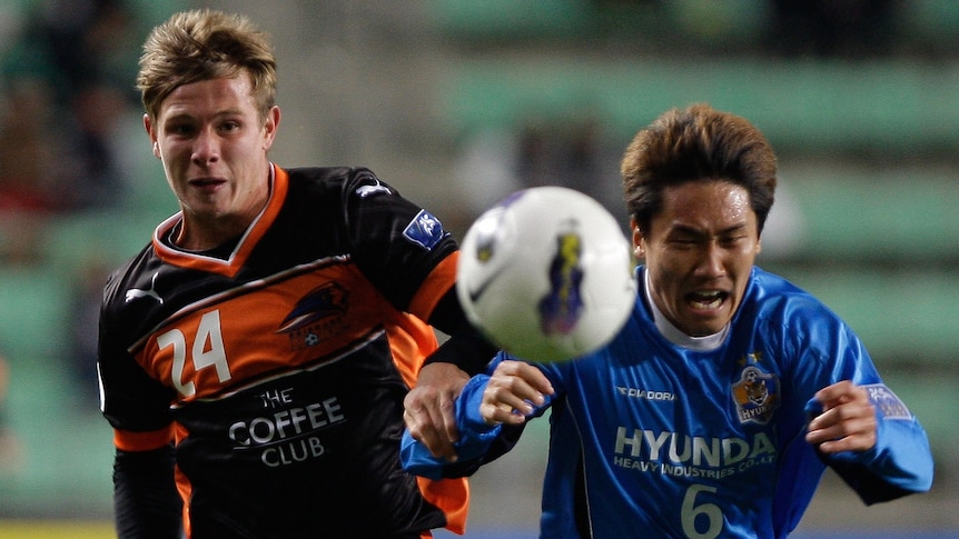 Nick Fitzgerald impressed on the road for the Roar against Ulsan Hyundai.