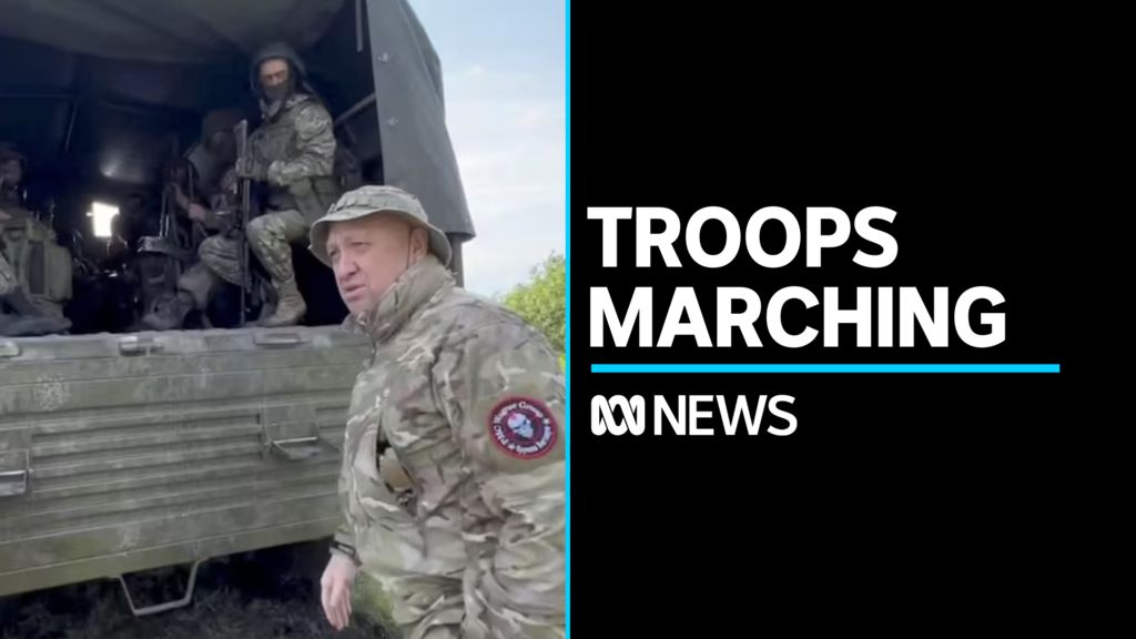 Wagner boss says troops marching from Ukraine into Russia - ABC News