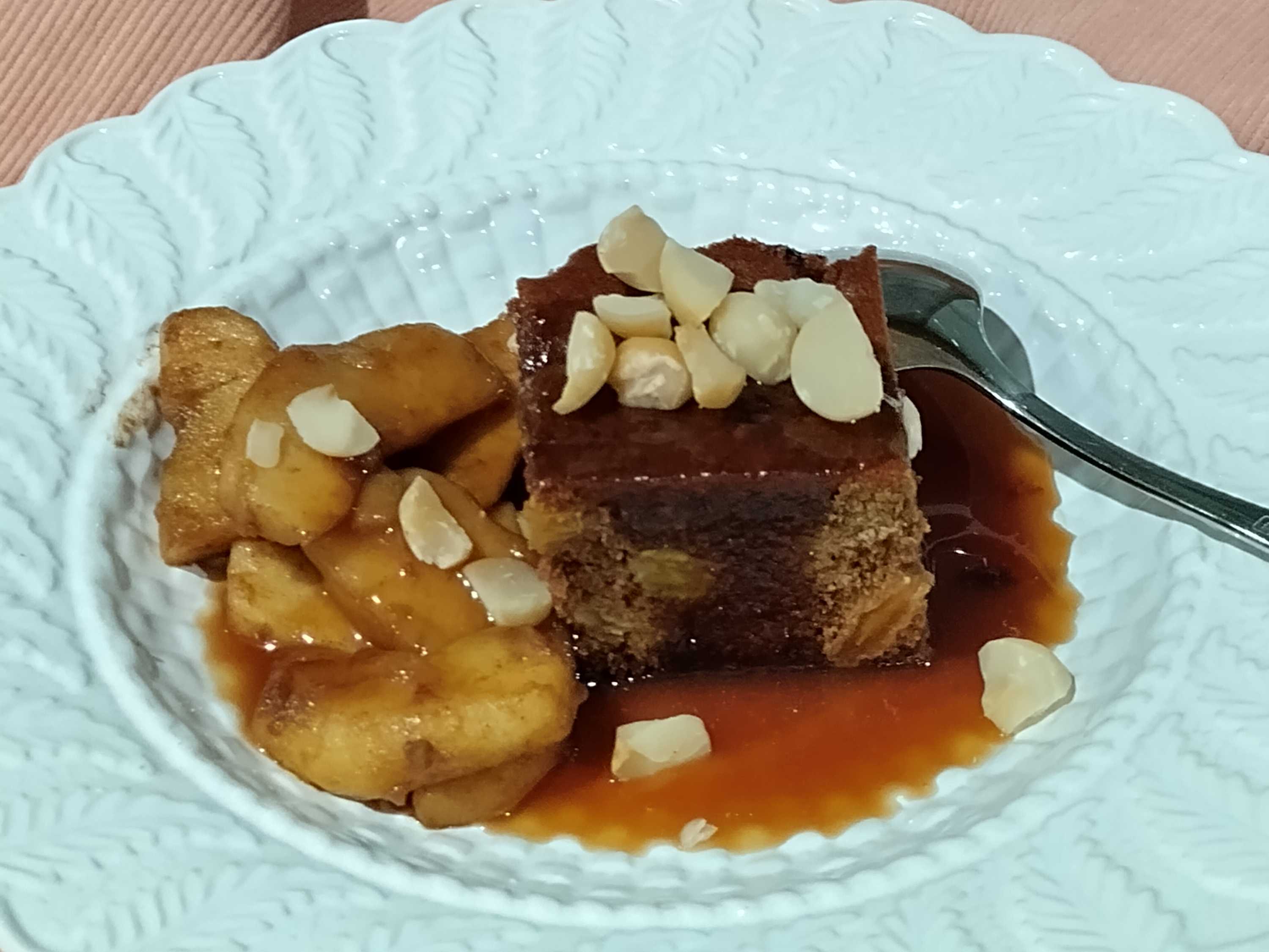 Spice Cake with Buttered Apples and Caramel Sauce - ABC Everyday