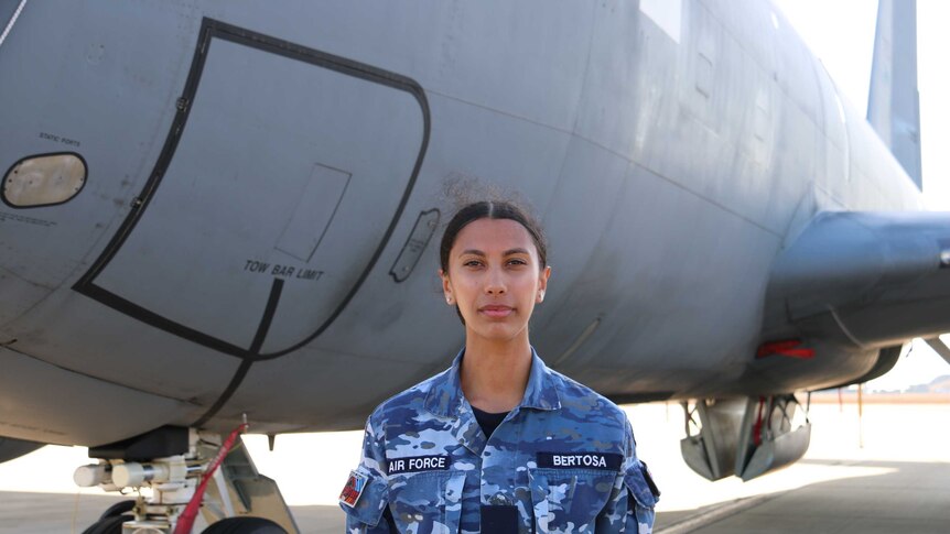 Leading Aircrafts Woman Melissa Bertosa at Pitch Black 2018 in Darwin.