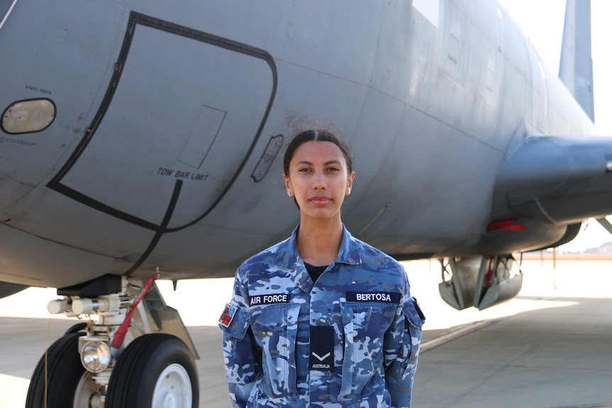 Leading Aircrafts Woman Melissa Bertosa at Pitch Black 2018 in Darwin.