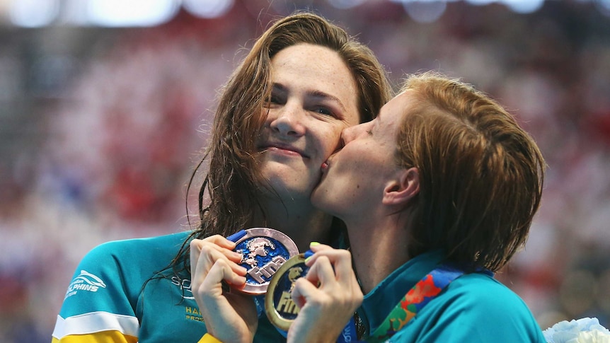 File photo of Cate and Bronte Campbell