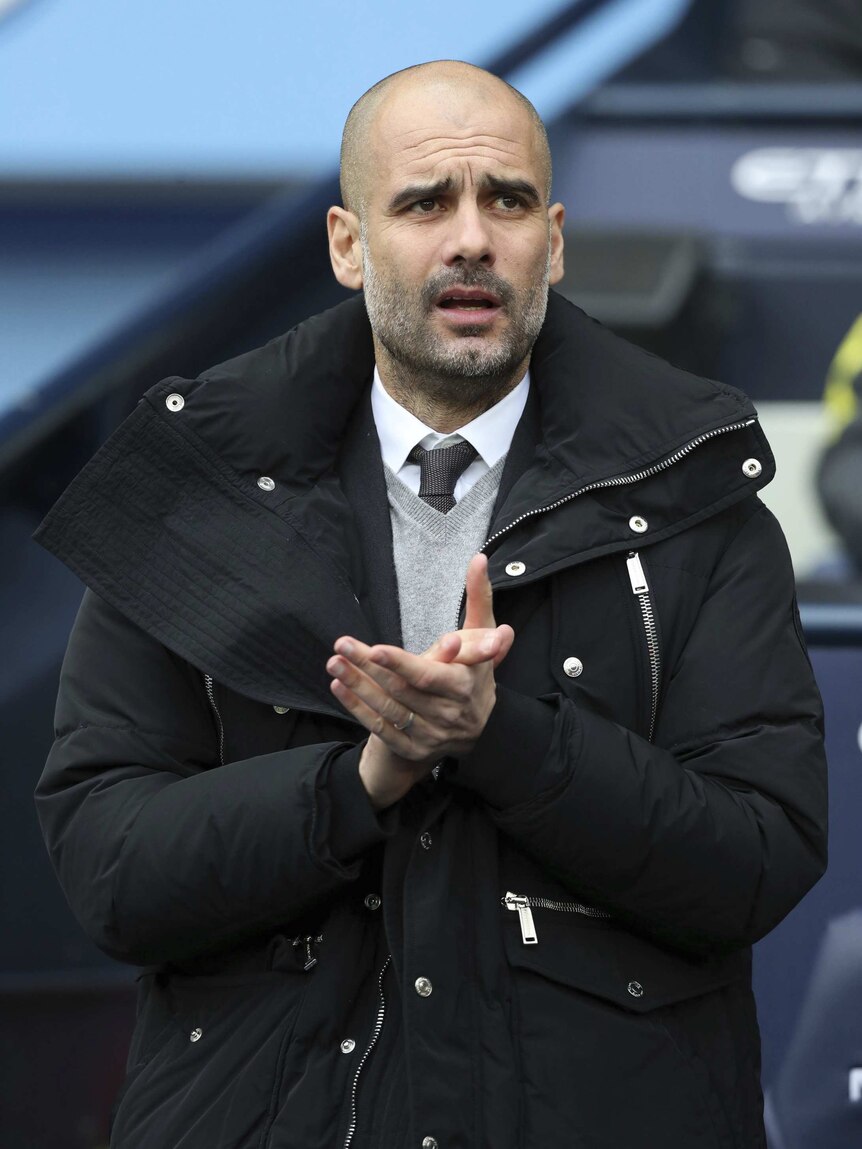 Manchester City boss Pep Guardiola