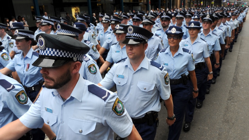 March for 150th anniversary of NSW Police Force