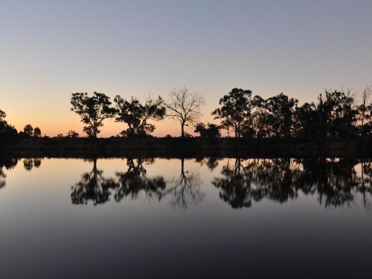 Evening on the Murray