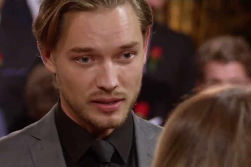 David Witko in a scene from the first season of The Bachelorette.