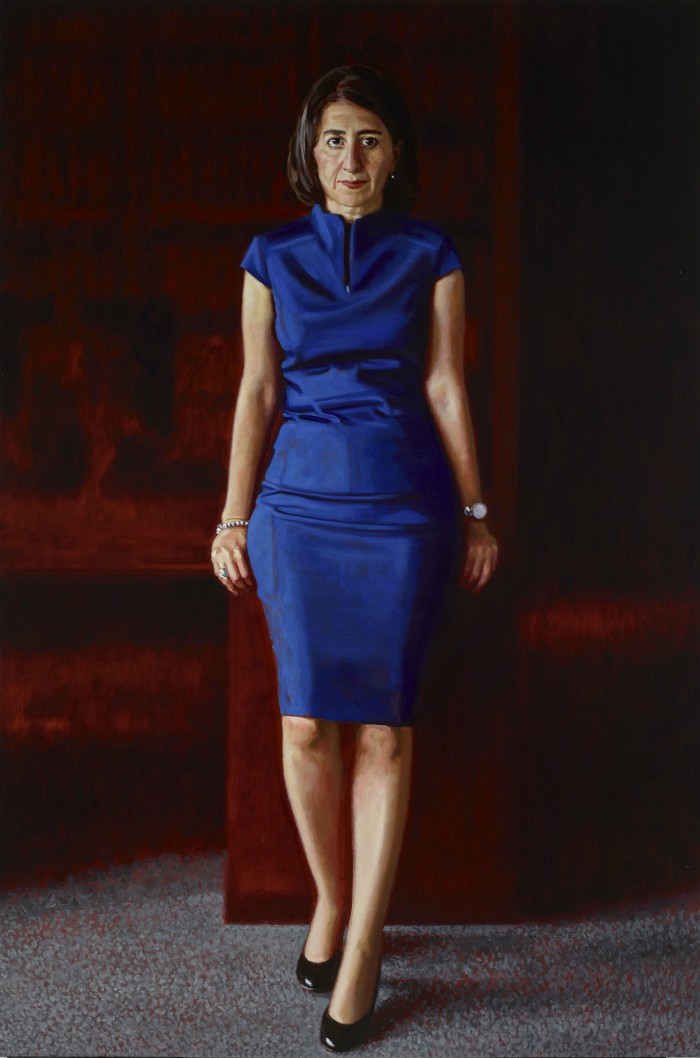 Mathew Lynn's portrait of Gladys Berejiklian.