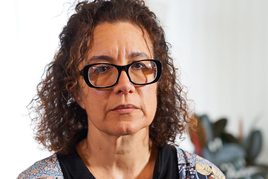 Headshot of Sonya Meredith at her home in Toowong in Brisbane