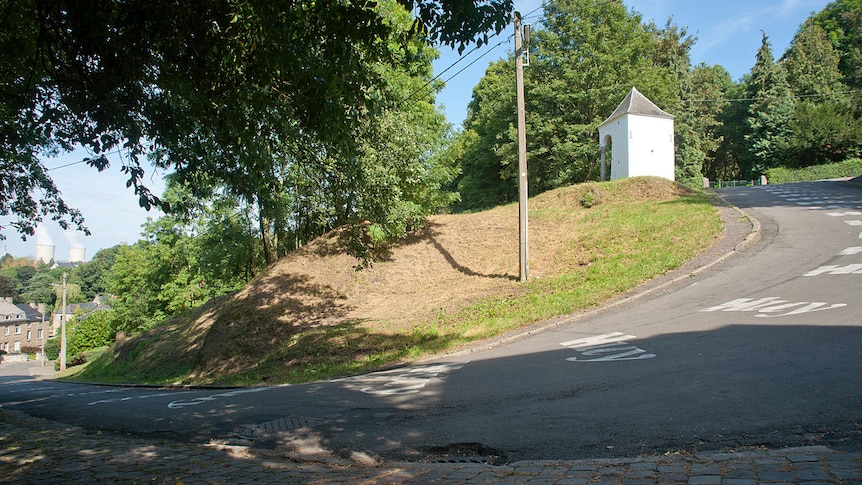 The infamous Mur De Huy, one of the inclines on the Tour de France course.