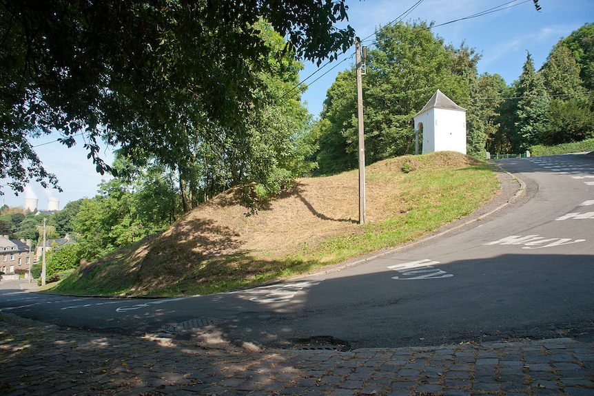 The infamous Mur De Huy, one of the inclines on the Tour de France course.