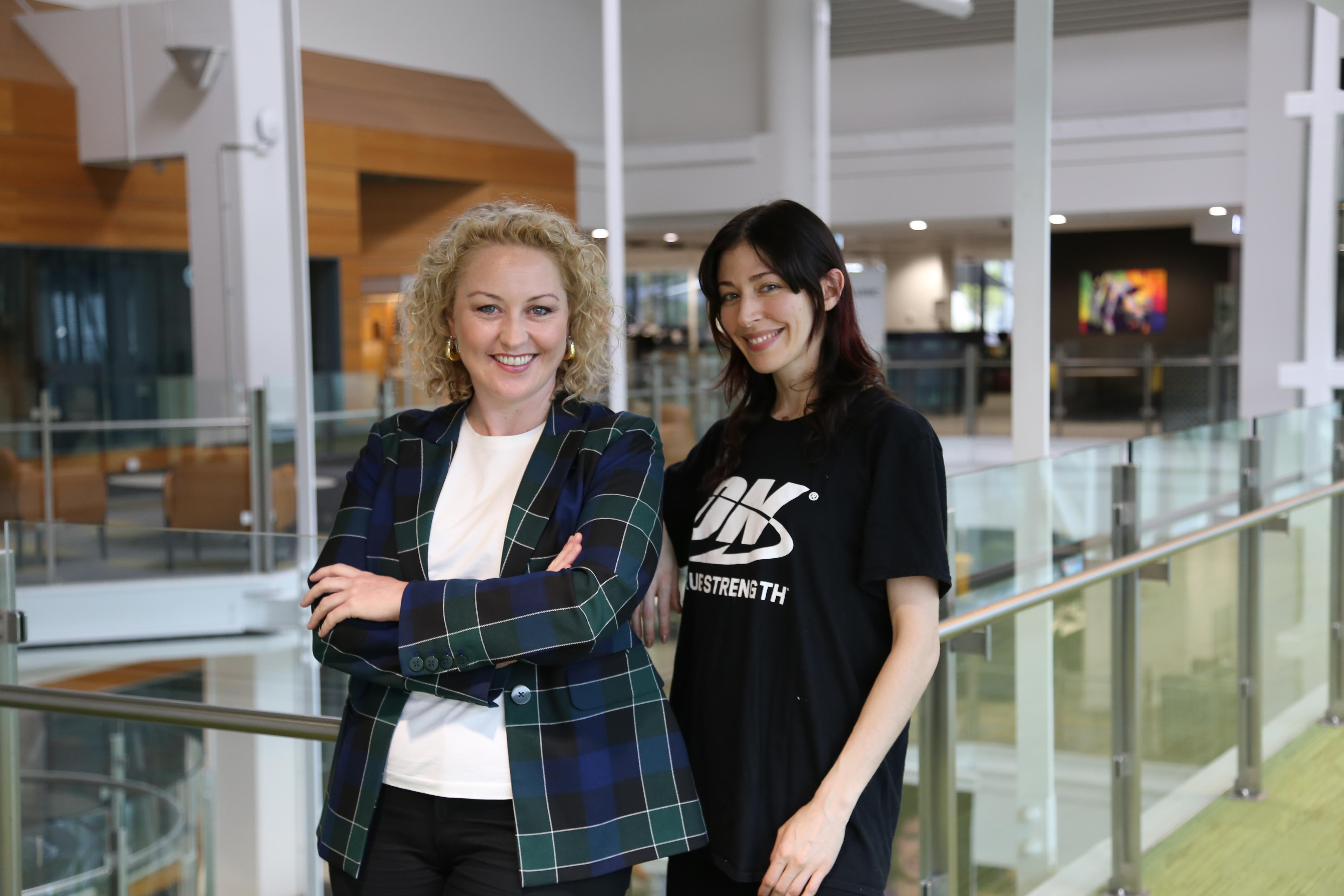 Zand Rowe and Caroline Polachek