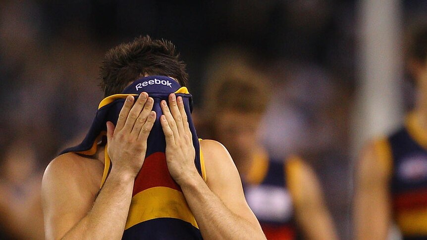 Adelaide Crows dejected