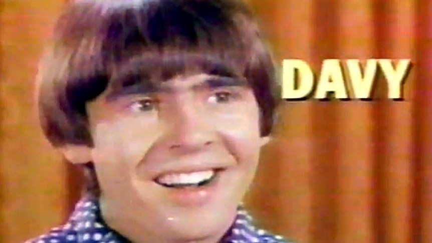 Davy Jones in the opening credits to the The Monkees.