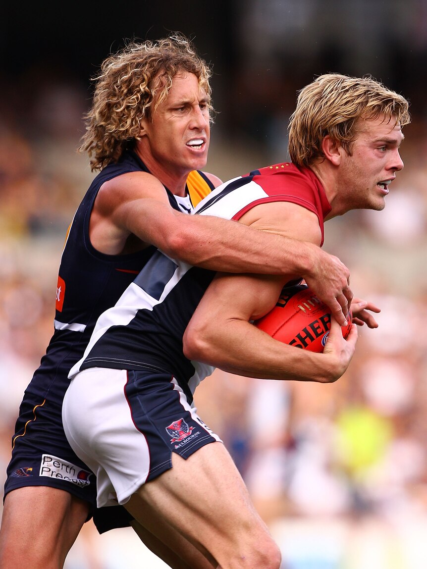 Jack Watts has been told to work on his defence after being demoted to the VFL.