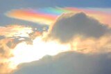 Heather Murphy's photo of cloud iridescence.