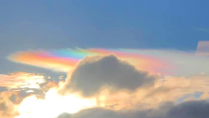 Heather Murphy's photo of cloud iridescence.