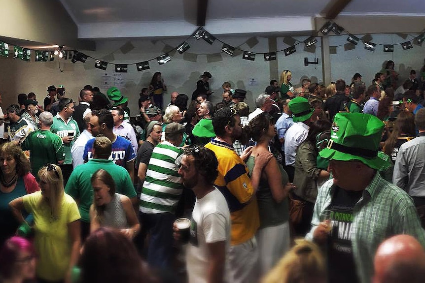 The Irish Club on St Patrick's night in 2015